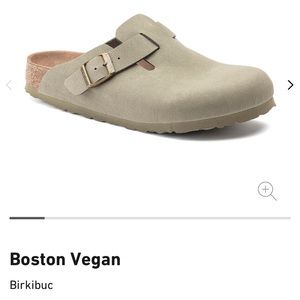 Birkenstock Bostons Vegan Khaki